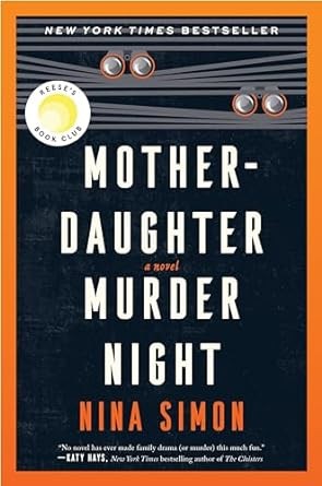 book cover with mother daughter murder night text