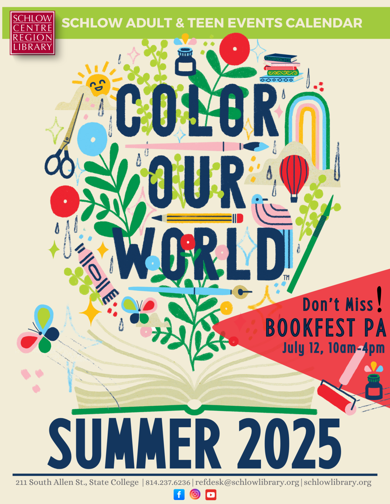 Front of Summer 2025 calendar