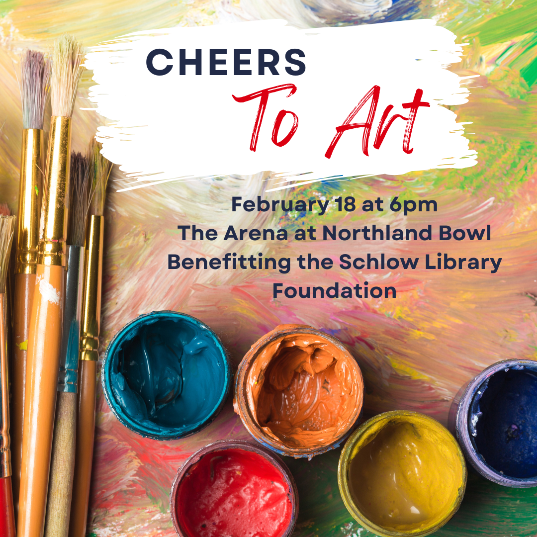 Paint and brushes Cheers to Art Wednesday, February 18, 2026