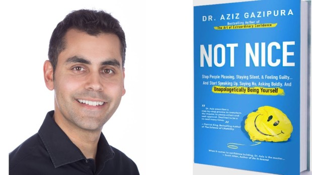picture of Aziz Gazipura and his book cover
