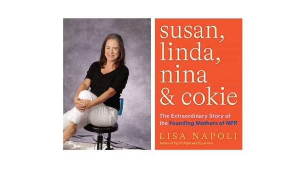 Picture of Lisa Napoli and her book cover