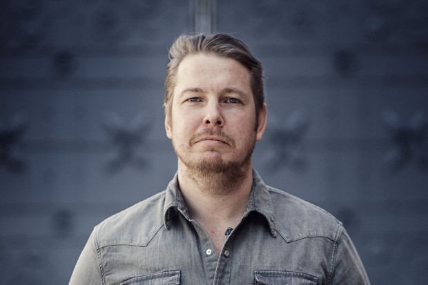 Image of auhtor, Fredrik Backman in a button-down shirt