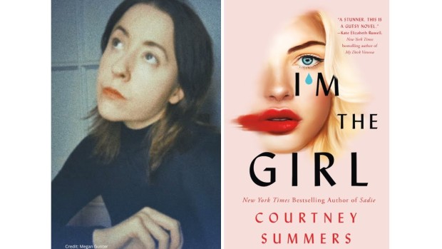 Image of Courtney Summers and book cover