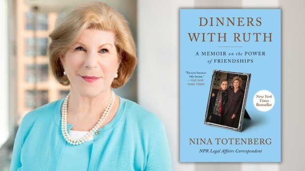 Image of Nina Totenberg and her book cover.