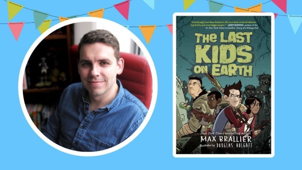 Image of author Brallier and book cover