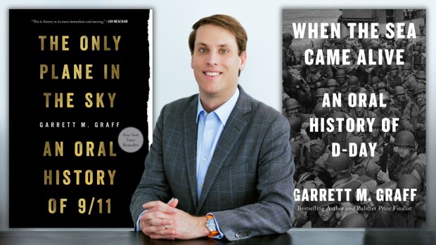 Image of author Graff and his book covers