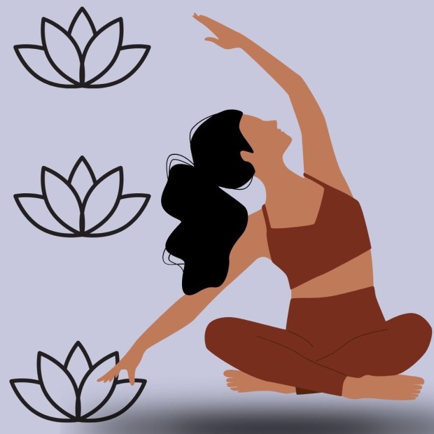 Image of woman in seated pose