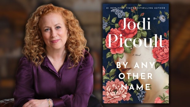Image of author Jodi Picoult and her book cover