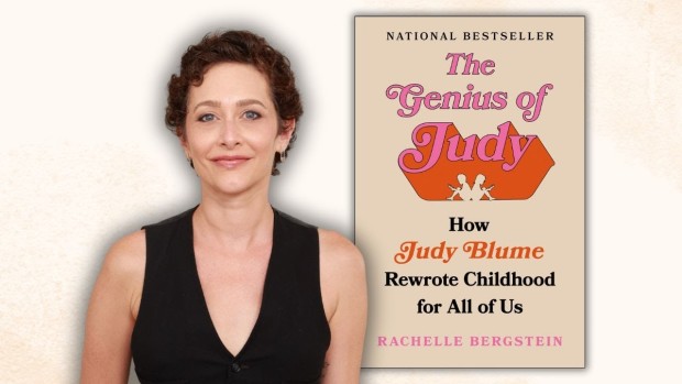 Image of author Bergstein and book cover