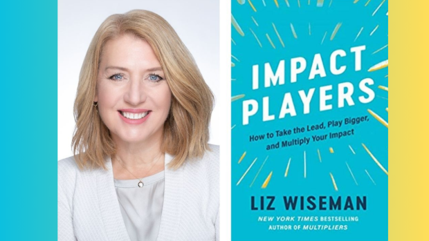 Image of author and her book cover