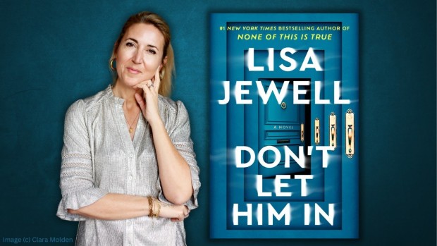 Image of Jewell and book cover