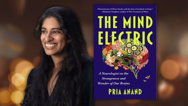 Image of author Anand and her book cover