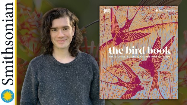 Image of author and their book cover