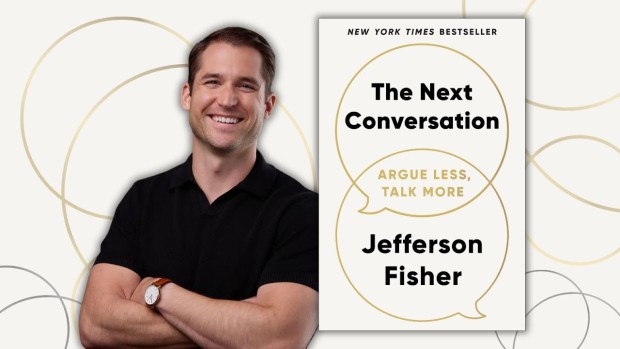Image of author Fisher and his book cover