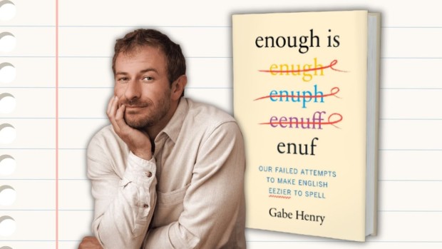 Image of author and his book cover