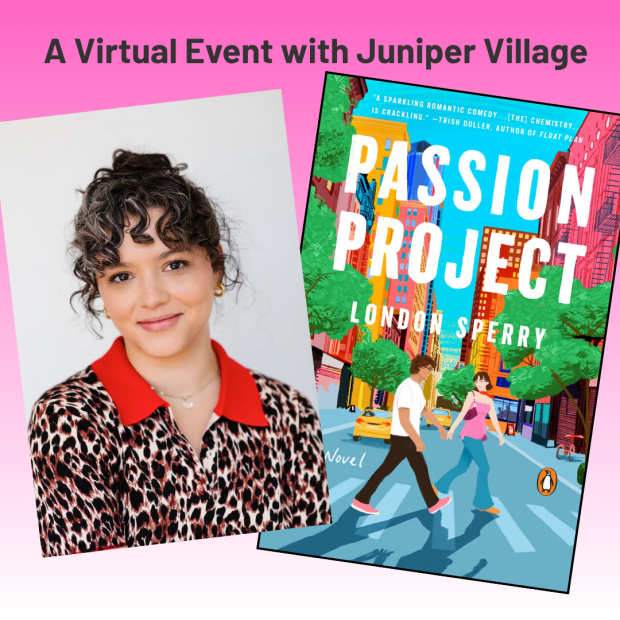 Image of author and her book