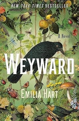 Image of crow and flowers, the cover of Weyward