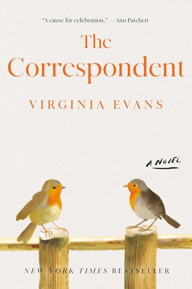 Two birds on a fence with The Correspondent text above them