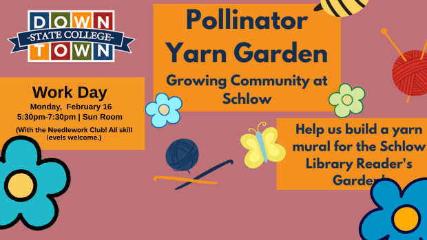 Flowers and yarn balls